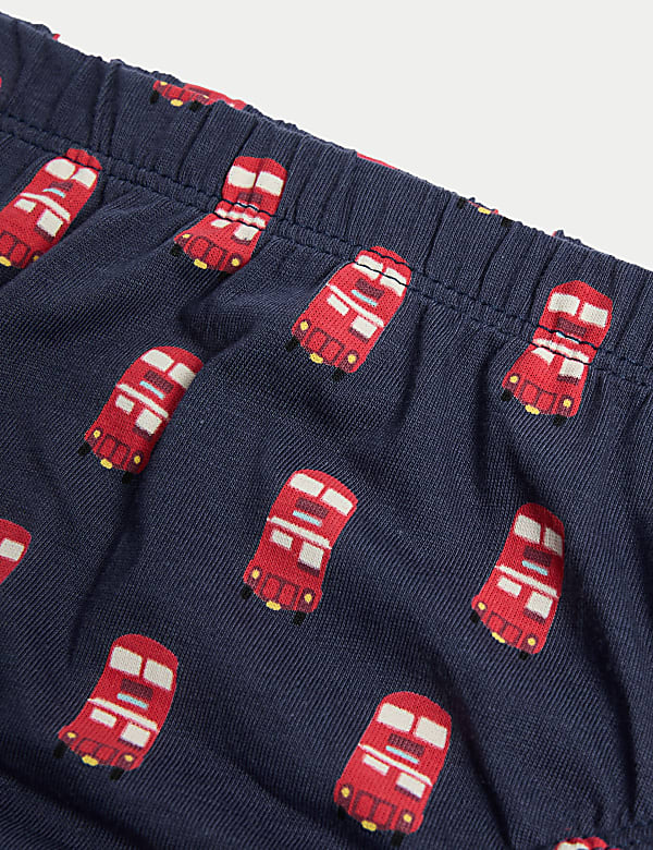 7pk Pure Cotton Transport Briefs (2-8 Yrs)