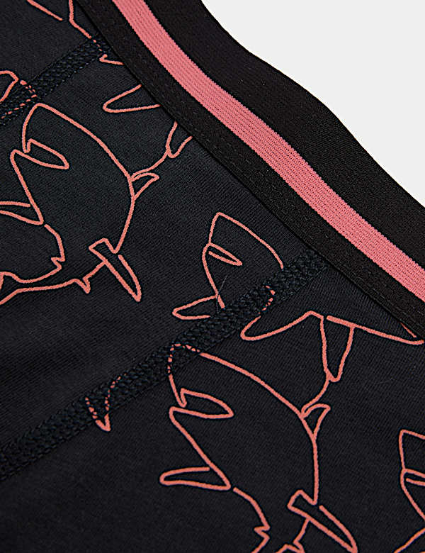 5pk Cotton with Stretch Shark Trunks (5-16 Yrs)