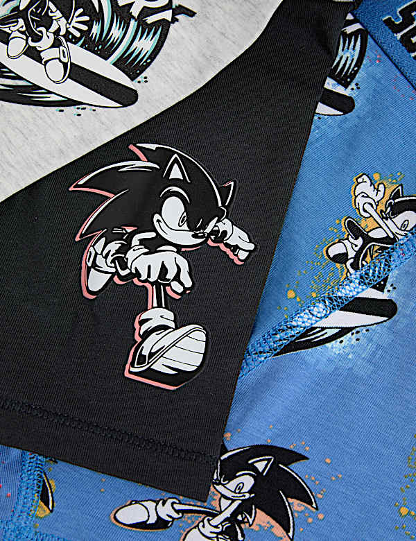 3pk Cotton with Stretch Sonic™ Trunks (5-16 Yrs)