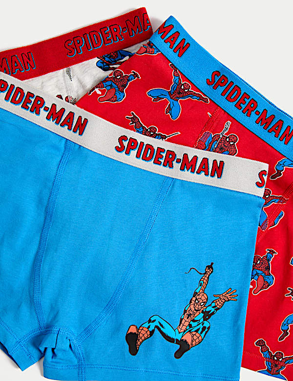3pk Cotton Rich Spider-Man™ Trunks(3-10 Yrs)