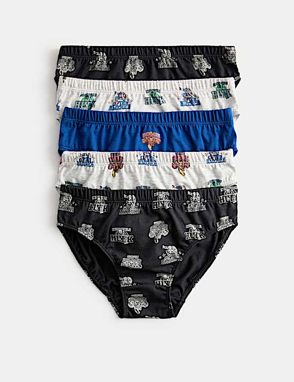 5er-Pack Avengers&trade; Slips aus reiner Baumwolle (2&ndash;8 J.) - DE
