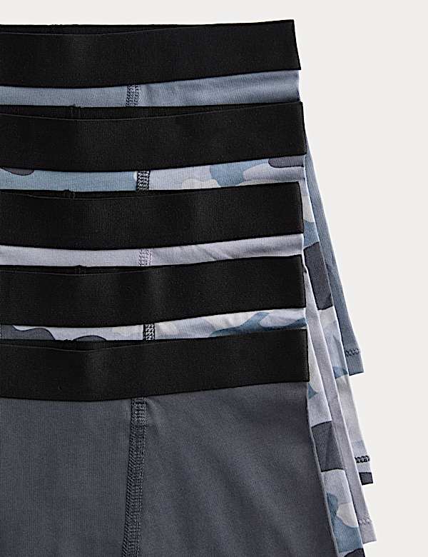 5 Pack Cotton Rich Camo Trunks (5-16 Yrs)