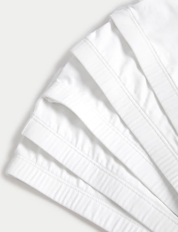 5pk Cotton with Stretch Crop Tops (6-16 Yrs)