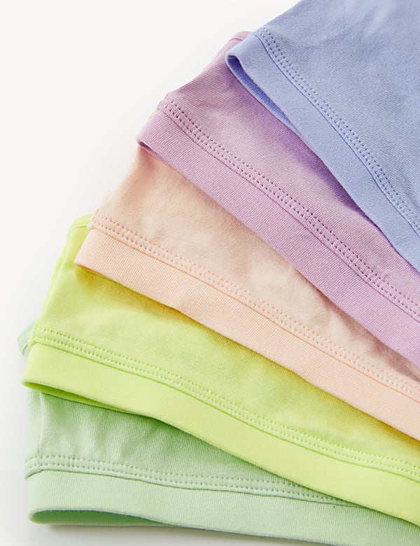 5pk Cotton Rich Crop Tops (6-16 Yrs)