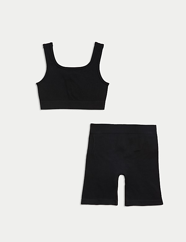 Seamless 2pc Rib Crop Set (6-16 Yrs) - RO