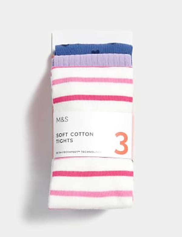 Pack de 3 pares de medias de algodón variados (2-14&nbsp;años) - ES