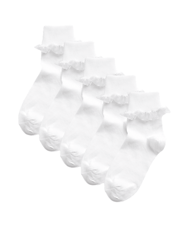 5pk of Frill Ankle Socks