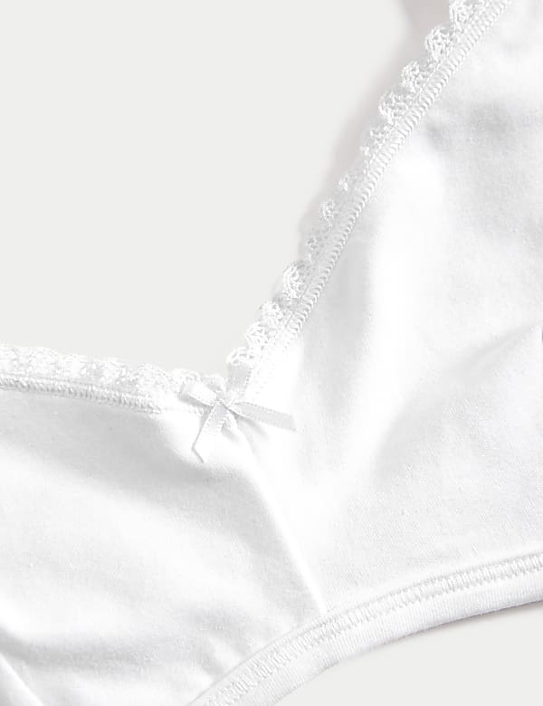Pack of 2 Cotton Mix Lace Bra