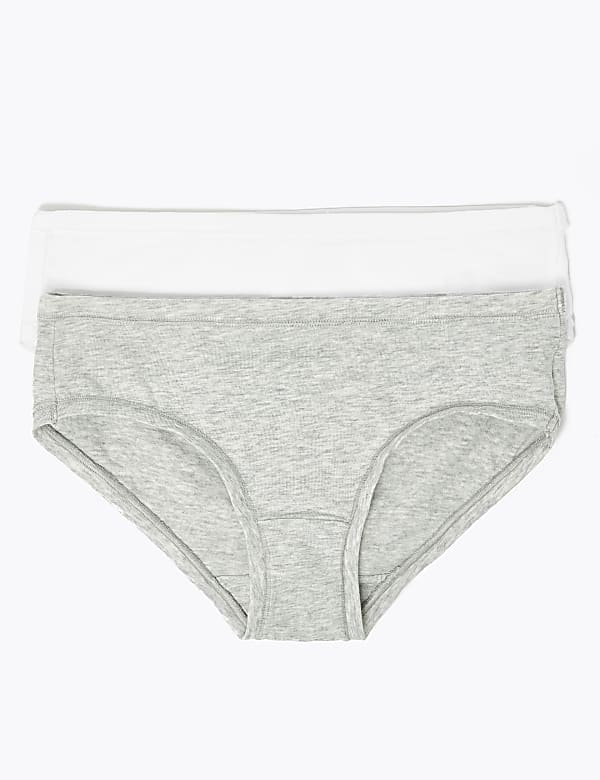 2 Pack Plain Knickers (6-16 Years)