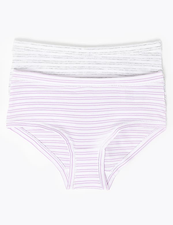 2 Pack Flexifit™ Striped Shorts (6-16 Yrs)