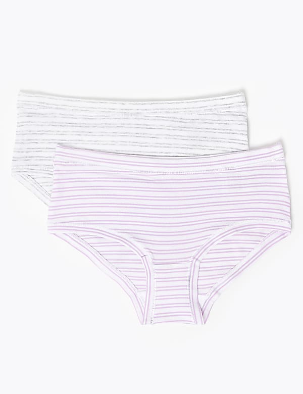 2 Pack Flexifit™ Striped Shorts (6-16 Yrs)
