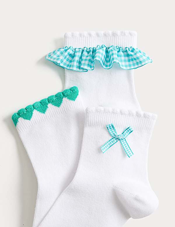 5 Pack Cotton Rich Socks (6 Small - 7 Large) - JP