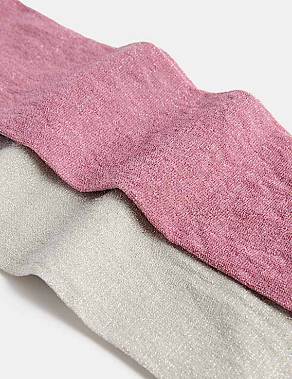 2 Pack Sparkle Opaque Tights - JO