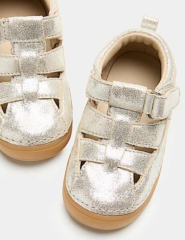 Kids' Suede Fisherman First Walker Sandals (2 Small-5 Small) - NO