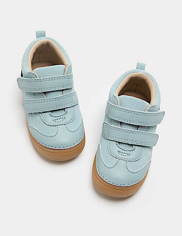 First Walker Suede Riptape Trainers (2-5 Small) - MX