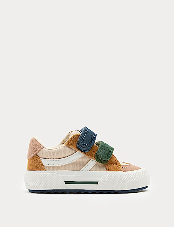 Zapatillas deportivas de lona con velcro para beb&eacute; (3 peque&ntilde;o-4 peque&ntilde;o) - ES