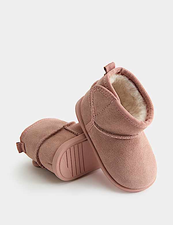 Kids&rsquo; Barefoot Suede Boots (2 Small - 5 Small) - MX