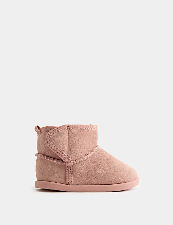 Kids&rsquo; Barefoot Suede Boots (2 Small - 5 Small) - MX