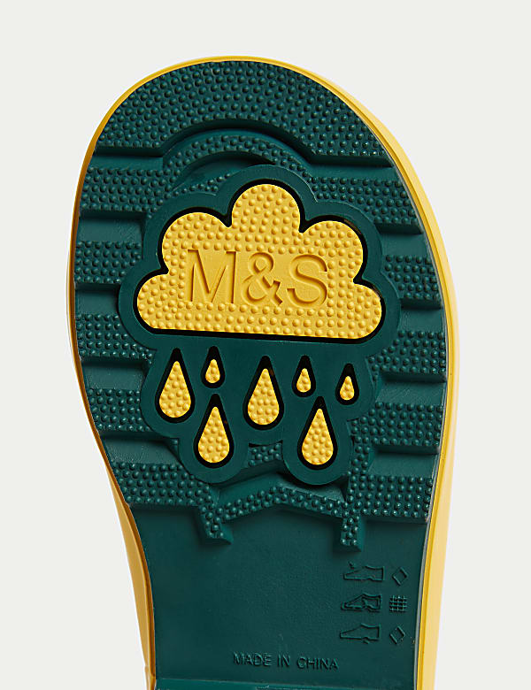 Bottes enfants en caoutchouc &agrave; motif color block (du 20 au 35) - CH