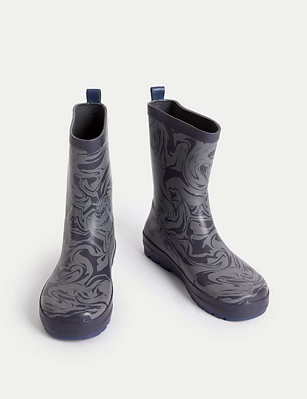 Kids&rsquo; Marble Wellies (4 Small - 7 Large) - SK