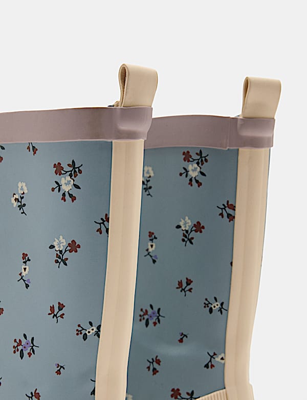 Kids' Floral Wellies (4 Small - 2 Large) - CA