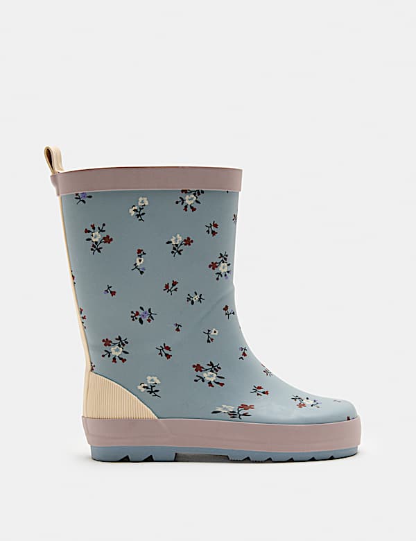Kids' Floral Wellies (4 Small - 2 Large) - CA