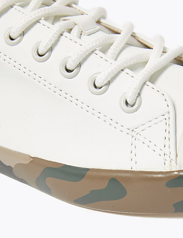 Kids' Camouflage Sole Trainers