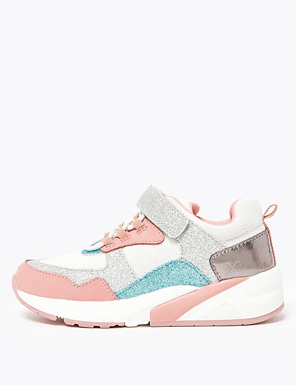 Kids' Sparkle Block Trainers