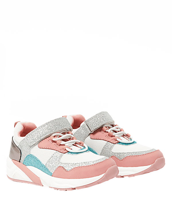 Kids' Sparkle Block Trainers
