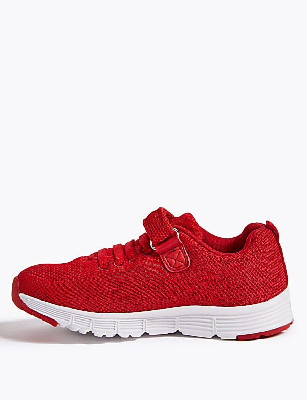 Kids Knitted Riptape Trainers (5 Small - 12 Small)