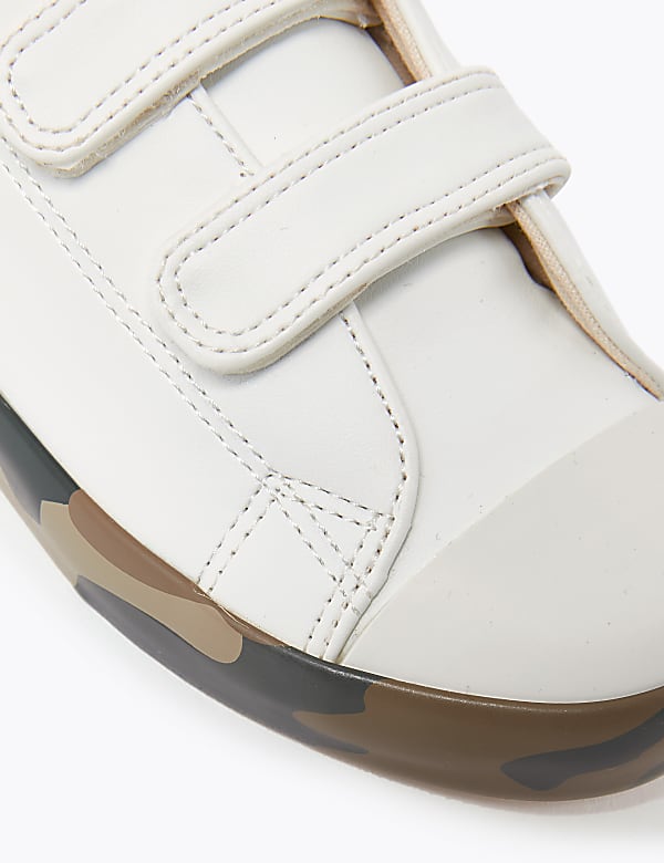 Kids' Camouflage Sole Riptape Trainers