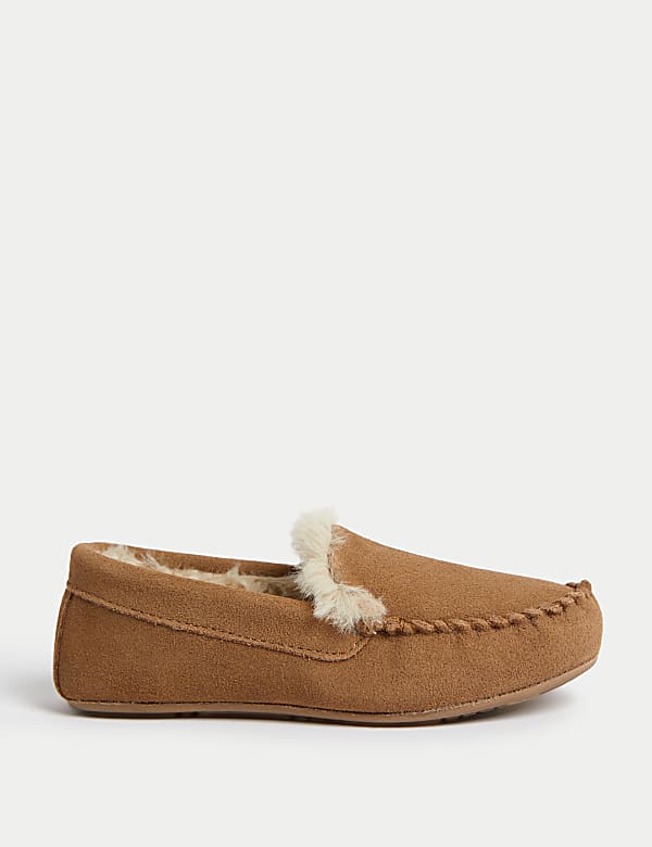 Boys suede slippers sale