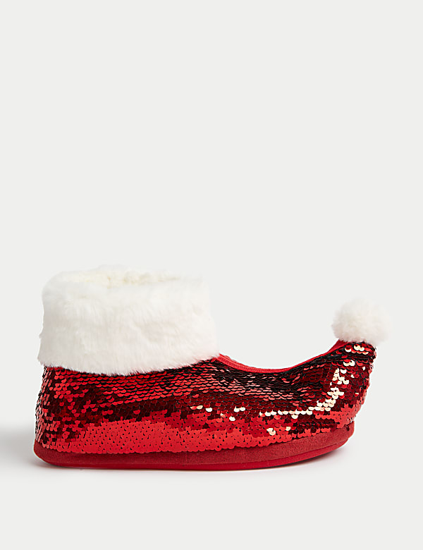 Express glitter slippers top