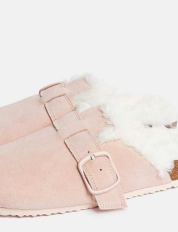 Kids' Suede Slippers (9 Small - 6 Large) - GR