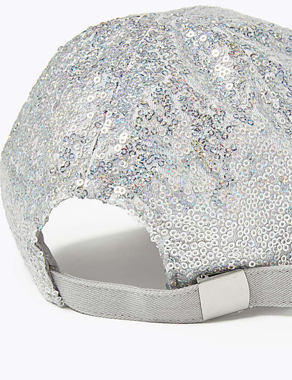 Kids' Sequin Baseball Cap