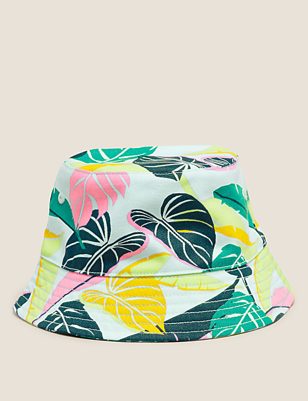 Gorro para verano infantil 100% algodón con estampado tropical (12&nbsp;meses-13&nbsp;años) - ES