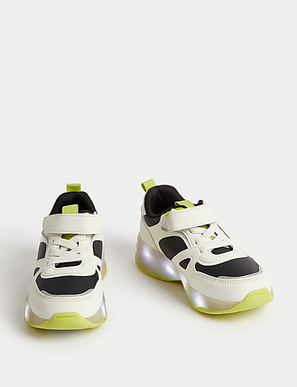 Kids' Riptape Light-Up Trainers (4 Small - 2 Large) - JP