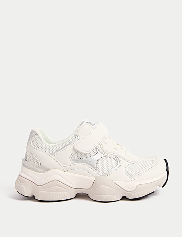 Kids' Chunky Freshfeet™ Riptape Trainers (4 Small - 3 Large) - BN
