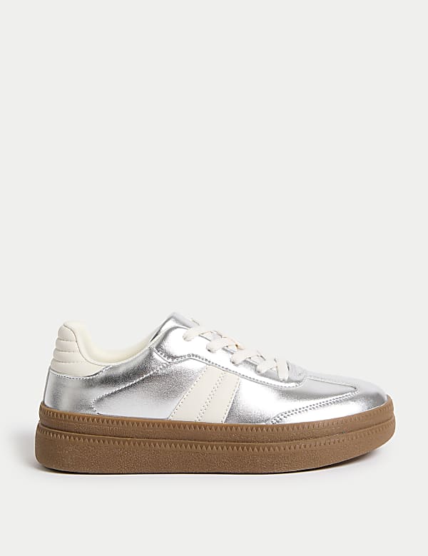 Kids' Metallic Trainers (1 Large - 6 Large) - RO