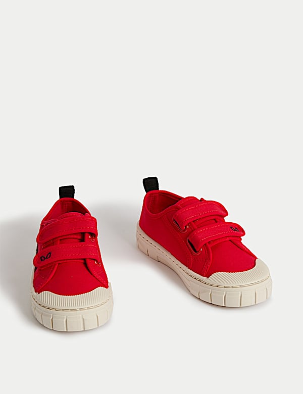 נעלי ספורט לילדים עם רצועת סקוץ' ועיטור ™Spider-Man (4 סמול - 2 לארג') - IL