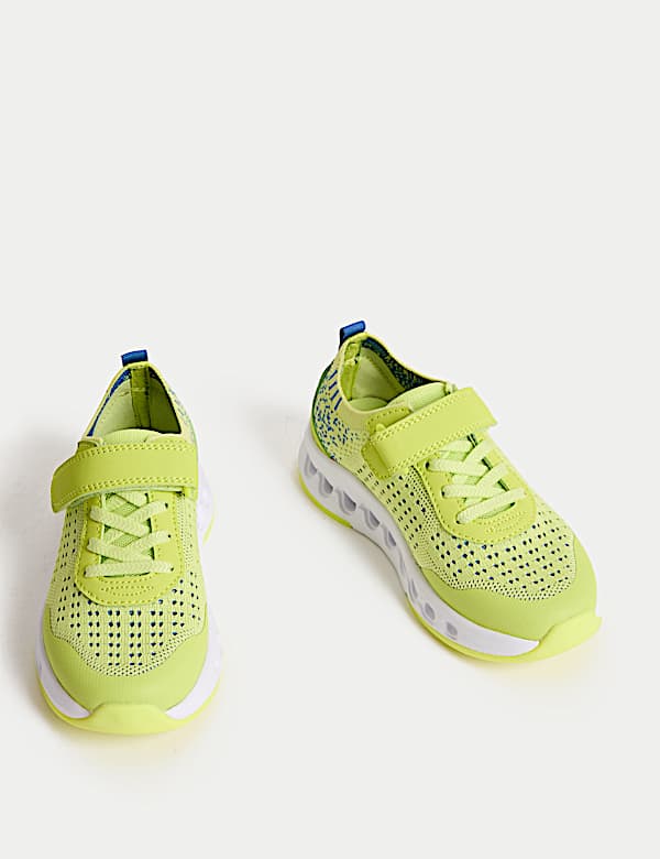 Kids' Knitted Riptape Trainers (4 Small - 2 Large) - IT