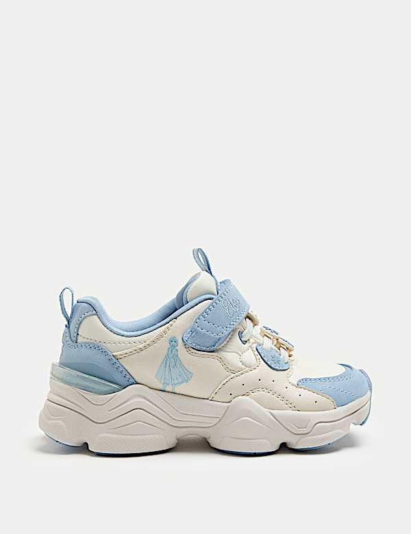 Suede Disney Frozen&trade; Riptape Trainers - FR