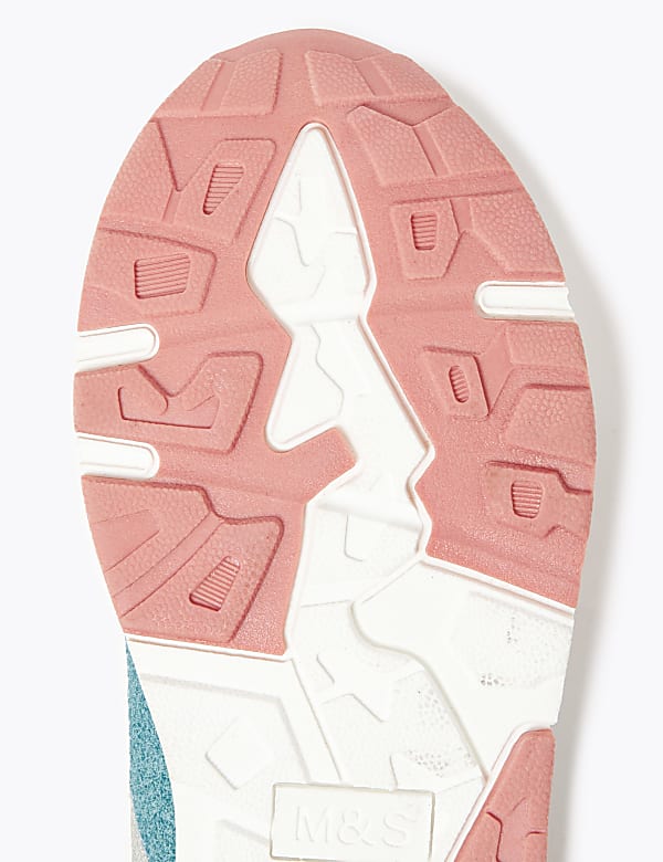 Kids' Chunky Sparkle Lace Up Trainers