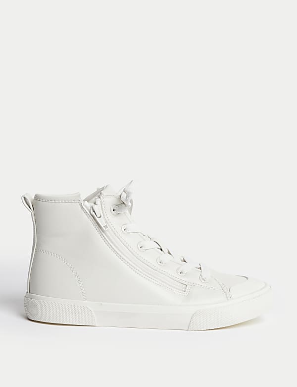 High top trainers with zip deals