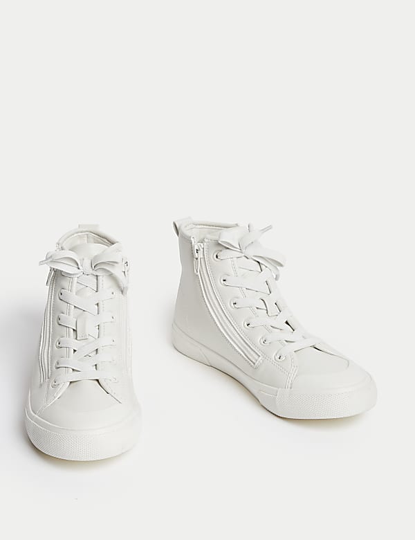 Kids' Freshfeet™ Zip High Tops (4 Small - 7 Large) - NL