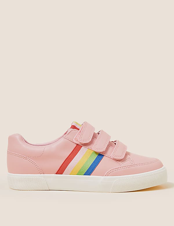Kids' Rainbow Freshfeet™ Riptape Trainers