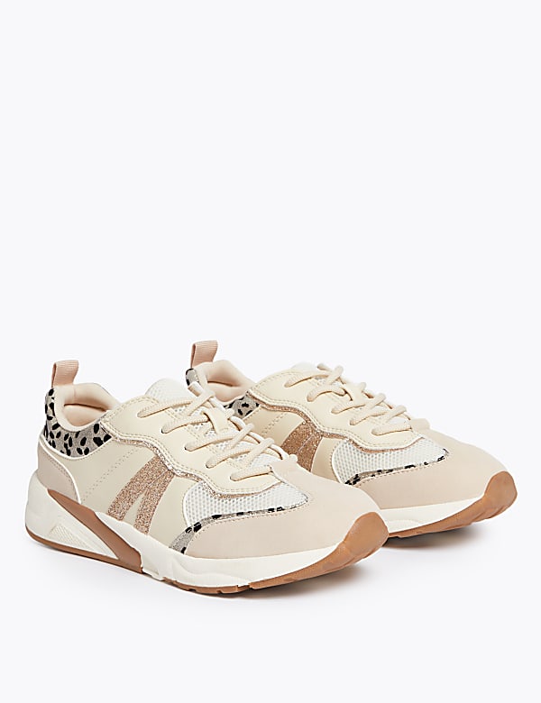 Kids' Freshfeet™ Glitter Chunky Trainers
