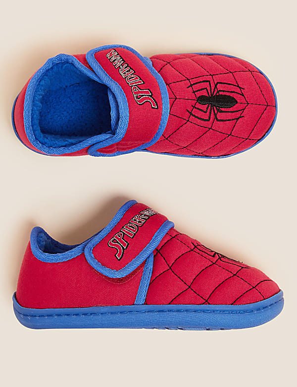 Kids' Spider-Man™ Riptape Slippers (5 Small - 12 Small)
