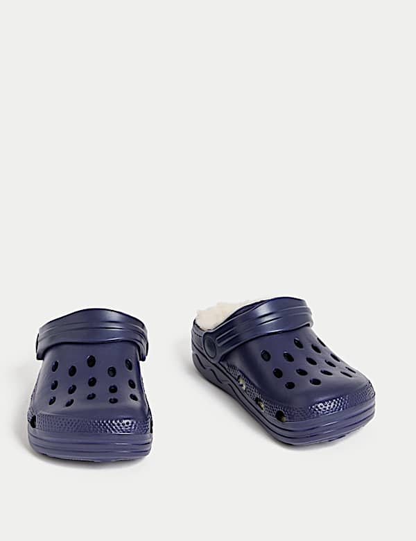 Kids' Faux Fur Lined Clogs (4 Small - 7 Large) - NZ