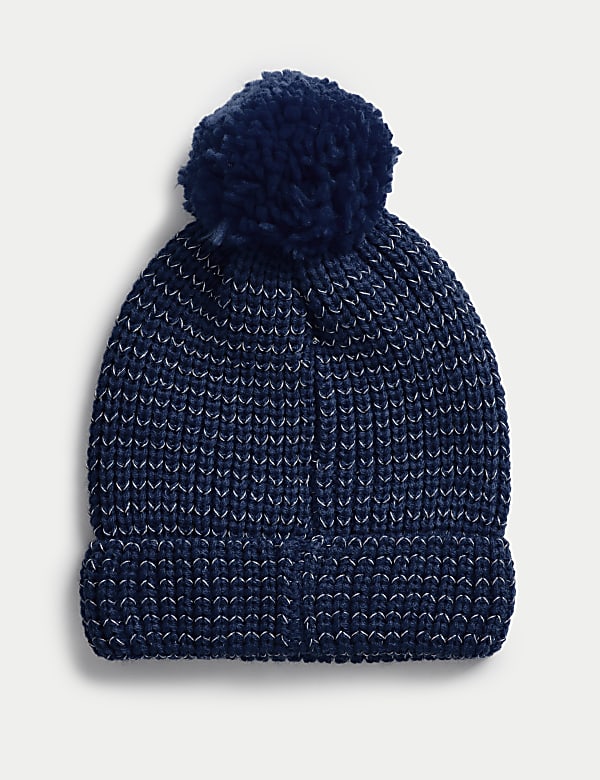 Kids Reflective Knitted Winter Hat